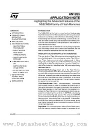 AN1265 datasheet pdf SGS Thomson Microelectronics