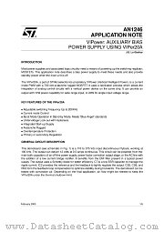 AN1246 datasheet pdf SGS Thomson Microelectronics