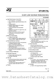 ST10R172L datasheet pdf SGS Thomson Microelectronics