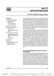 AN1177 datasheet pdf SGS Thomson Microelectronics