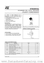 STB55NF03L datasheet pdf SGS Thomson Microelectronics