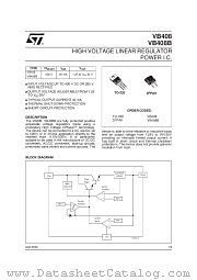 VB408B datasheet pdf SGS Thomson Microelectronics