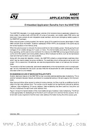 AN967 datasheet pdf SGS Thomson Microelectronics