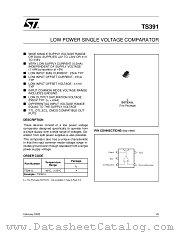 TS391 datasheet pdf SGS Thomson Microelectronics