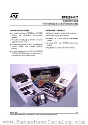 ST623X-KIT datasheet pdf SGS Thomson Microelectronics