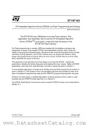 AN1098 datasheet pdf SGS Thomson Microelectronics