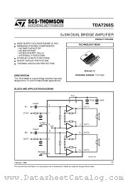 TDA7266S datasheet pdf SGS Thomson Microelectronics