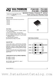 ITA25B1 datasheet pdf SGS Thomson Microelectronics