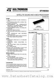 STV0056A datasheet pdf SGS Thomson Microelectronics