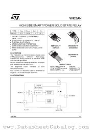 VN02AN datasheet pdf SGS Thomson Microelectronics