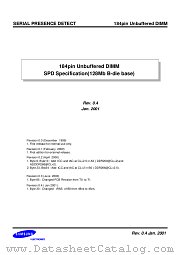 M381L3313BT1 datasheet pdf Samsung Electronic