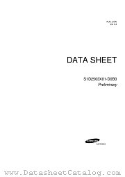 S1D2503X01-D0B0 datasheet pdf Samsung Electronic