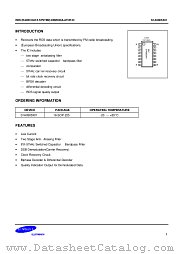 S1A0905X01 datasheet pdf Samsung Electronic