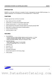 S6A0072 datasheet pdf Samsung Electronic