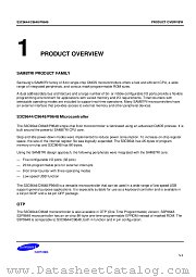 SAM87RI PRODUCT FAMILY datasheet pdf Samsung Electronic