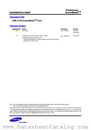 K9S5608V0A datasheet pdf Samsung Electronic