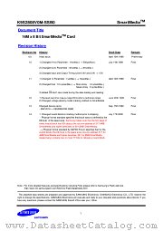 K9S2808V0M datasheet pdf Samsung Electronic