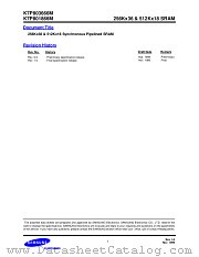 K7P801866M datasheet pdf Samsung Electronic