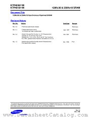 K7P403611M datasheet pdf Samsung Electronic