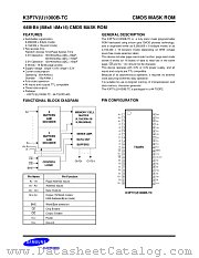 K3P7V(U)1000B-GC, K3P7V(U)1000B-TC, K3P7 datasheet pdf Samsung Electronic