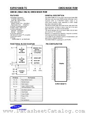 K3P6V1000B-GC, K3P6V1000B-TC(E) datasheet pdf Samsung Electronic