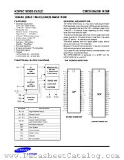 K3P5C1000D-D(G)C, K3P5C1000D-TC datasheet pdf Samsung Electronic