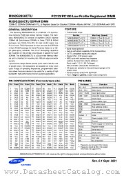 M390S2858CTU datasheet pdf Samsung Electronic