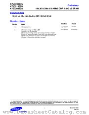 K7I323682M K7I321882M K7I320882M datasheet pdf Samsung Electronic