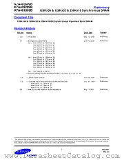 K7A403609B K7A403209B K7A401809B datasheet pdf Samsung Electronic