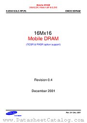 K4S56163LC-RF(R) datasheet pdf Samsung Electronic