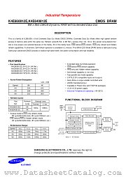 K4E660812E, K4E640812E datasheet pdf Samsung Electronic