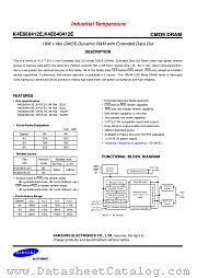 K4E660412E, K4E640412E datasheet pdf Samsung Electronic