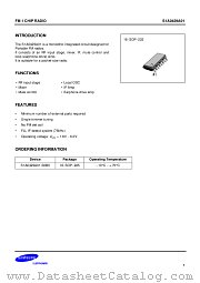 S1A0429A01 datasheet pdf Samsung Electronic