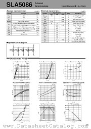 SLA5086 datasheet pdf Sanken