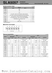 SLA5057 datasheet pdf Sanken