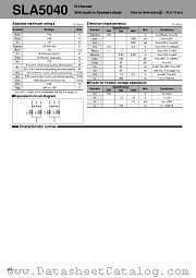 SLA5040 datasheet pdf Sanken