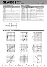 SLA5021 datasheet pdf Sanken