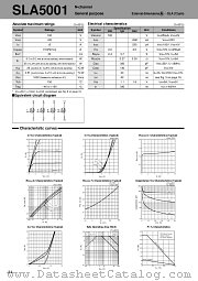 SLA5001 datasheet pdf Sanken