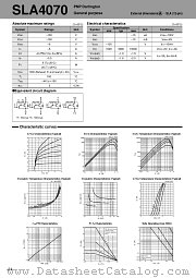 SLA4070 datasheet pdf Sanken