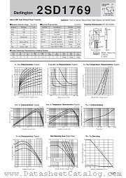 2SD1769 datasheet pdf Sanken