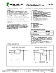 SC1563 datasheet pdf Semtech