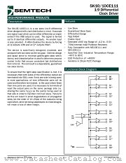 SK10E111PJ datasheet pdf Semtech