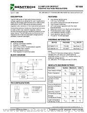 EZ1588 datasheet pdf Semtech