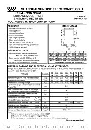 RS2D datasheet pdf Shanghai Sunrise Electronics