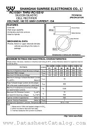 RC15S06 datasheet pdf Shanghai Sunrise Electronics