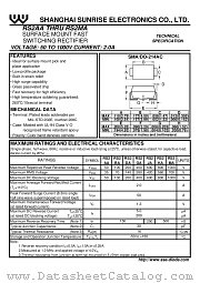 RS2DA datasheet pdf Shanghai Sunrise Electronics