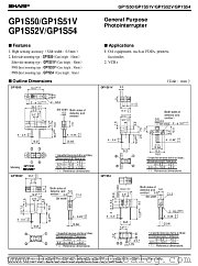 GP1S50 datasheet pdf SHARP