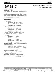 SM3517 datasheet pdf SHARP