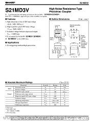 S21MD3V datasheet pdf SHARP