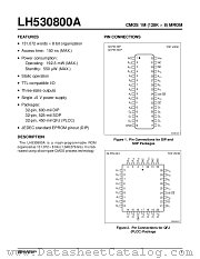 LH530800A datasheet pdf SHARP